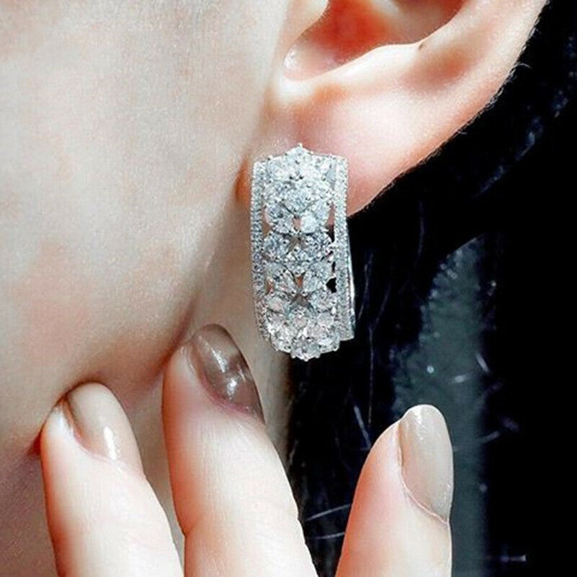 Earrings - Silver Stud CZ