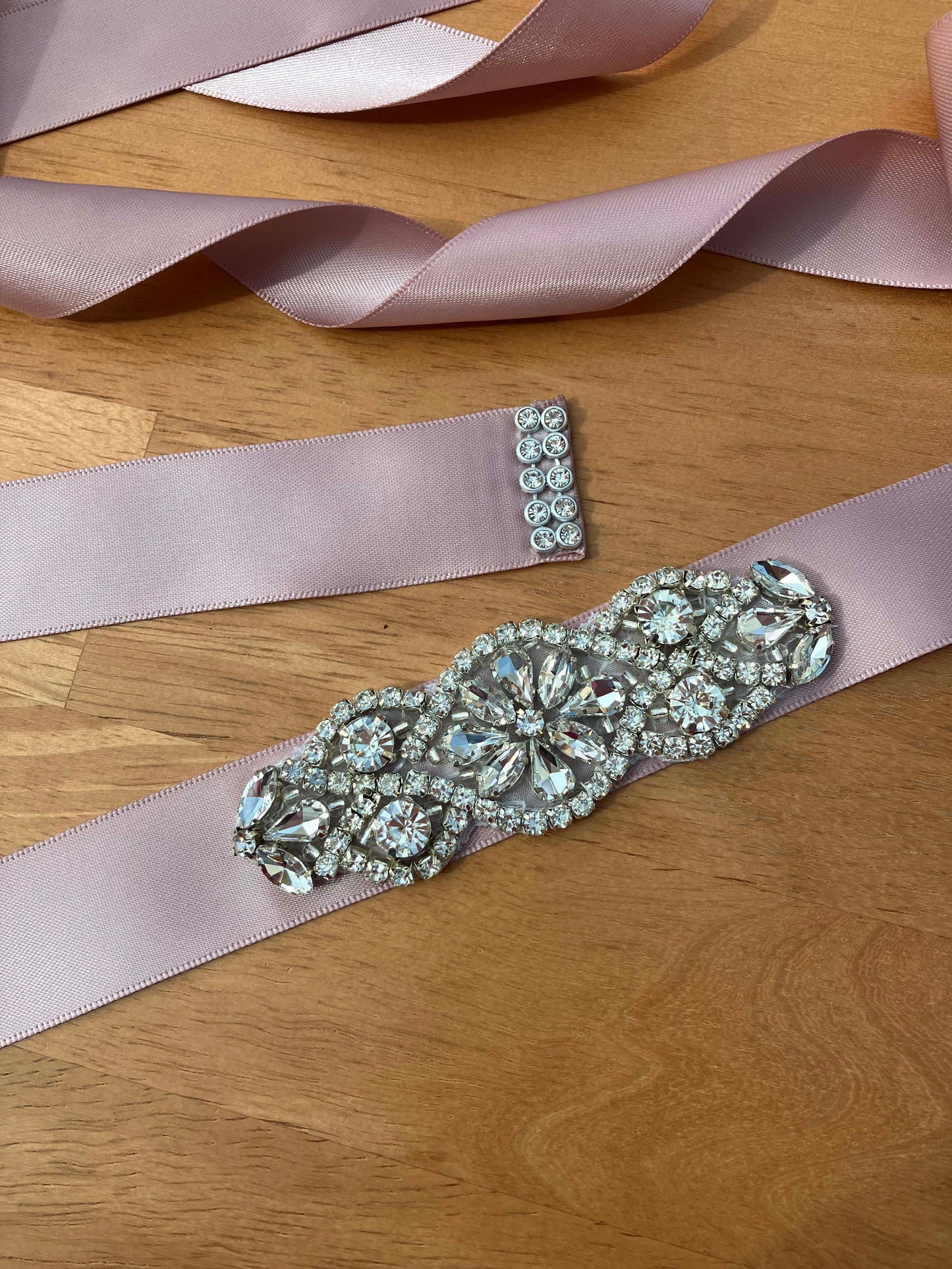 Bridal Sash - Crystal