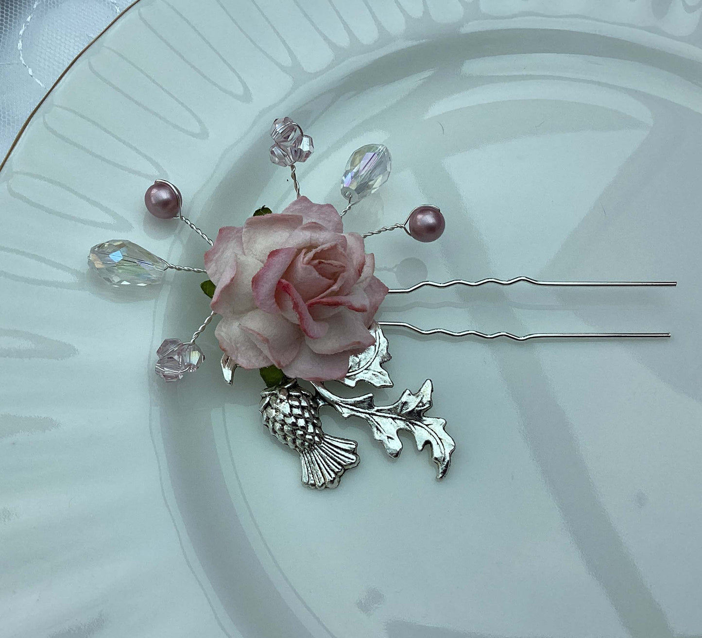 Scottish Thistle Hair Pin