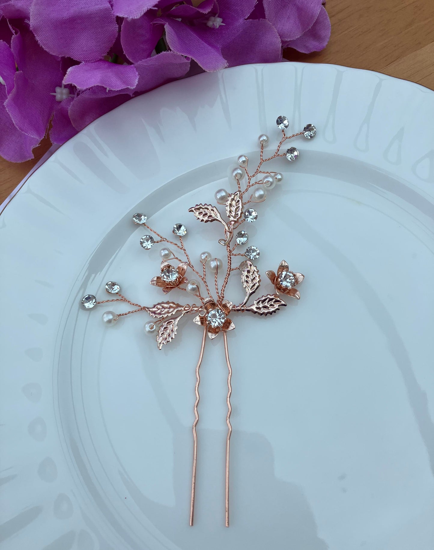 Hair Pins - Rose Gold