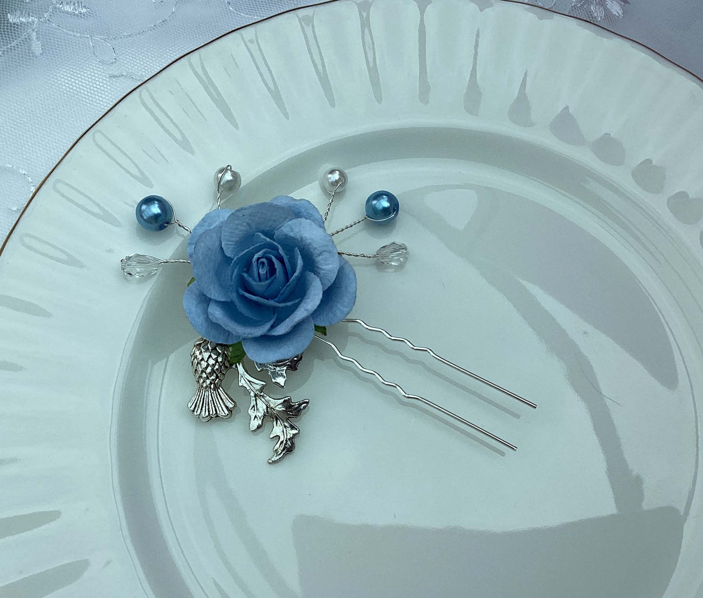 Scottish Thistle Hair Pin