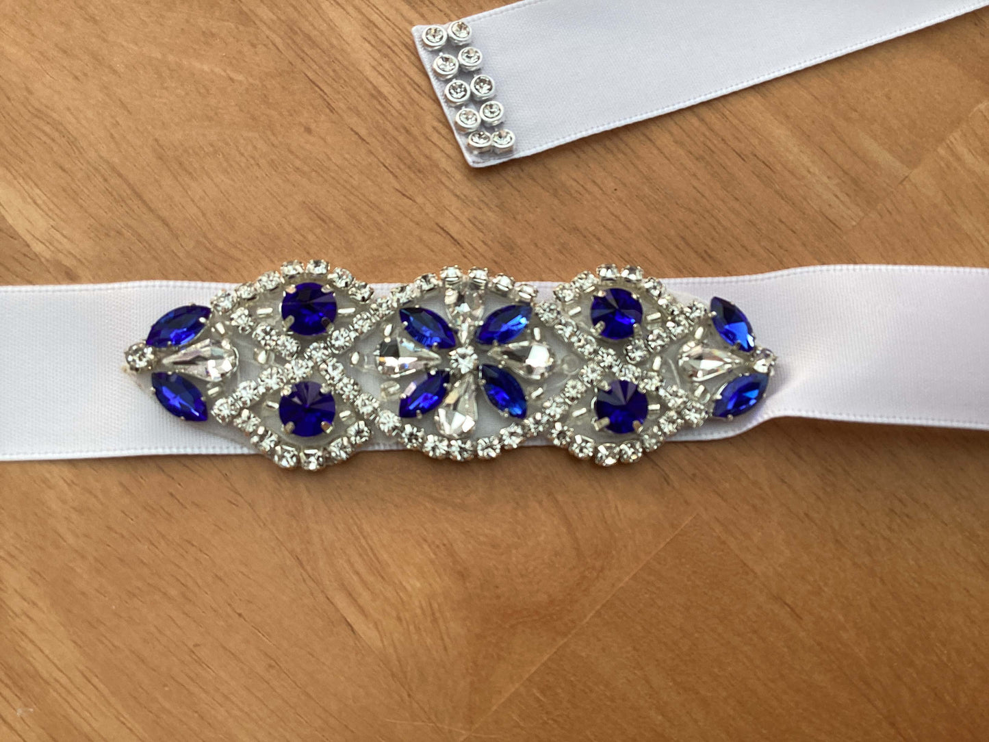 Bridal Sash - Crystal