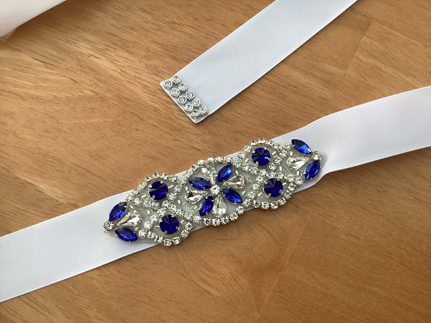Bridal Sash - Crystal