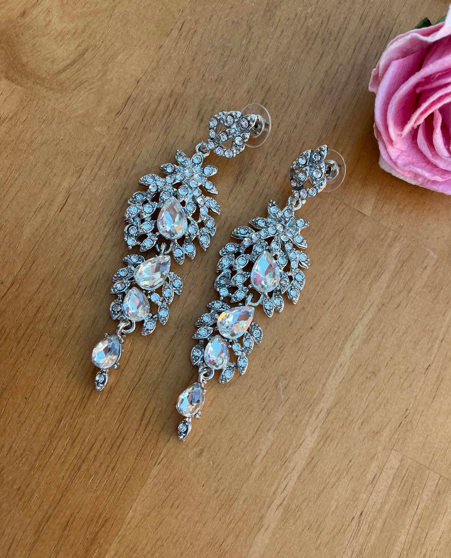 Earrings - Silver Chandelier