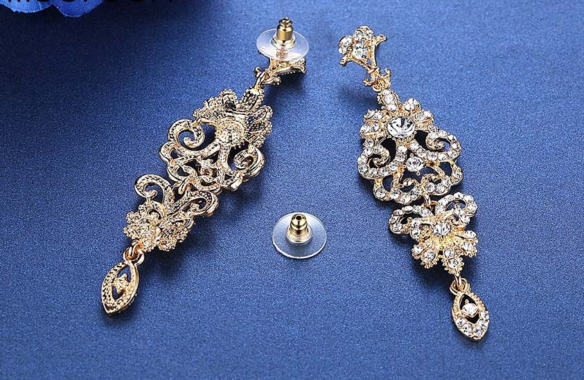 Earrings - Gold Chandelier