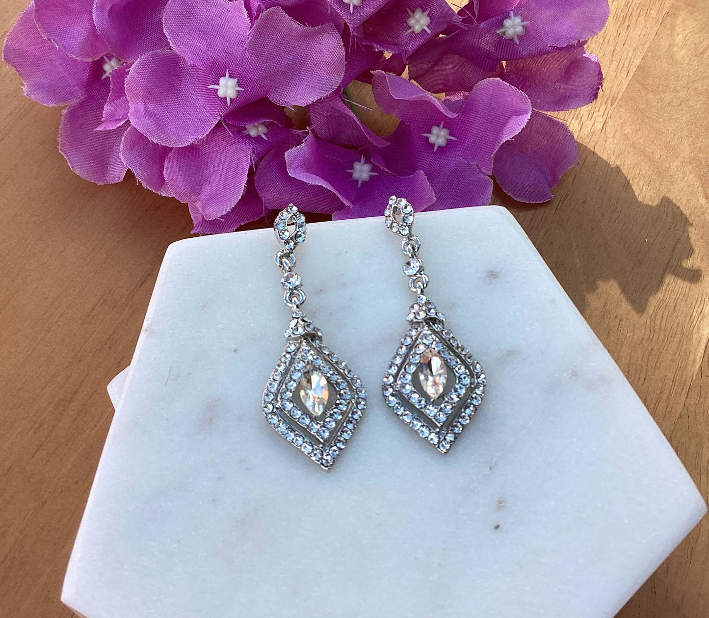 Earrings - Silver Drop