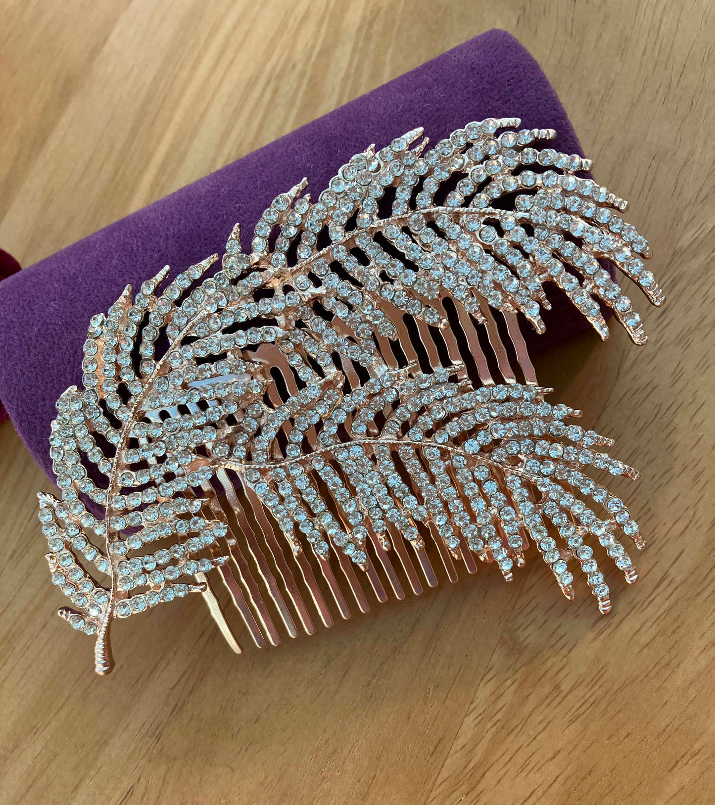 Hair Comb - Rose Gold