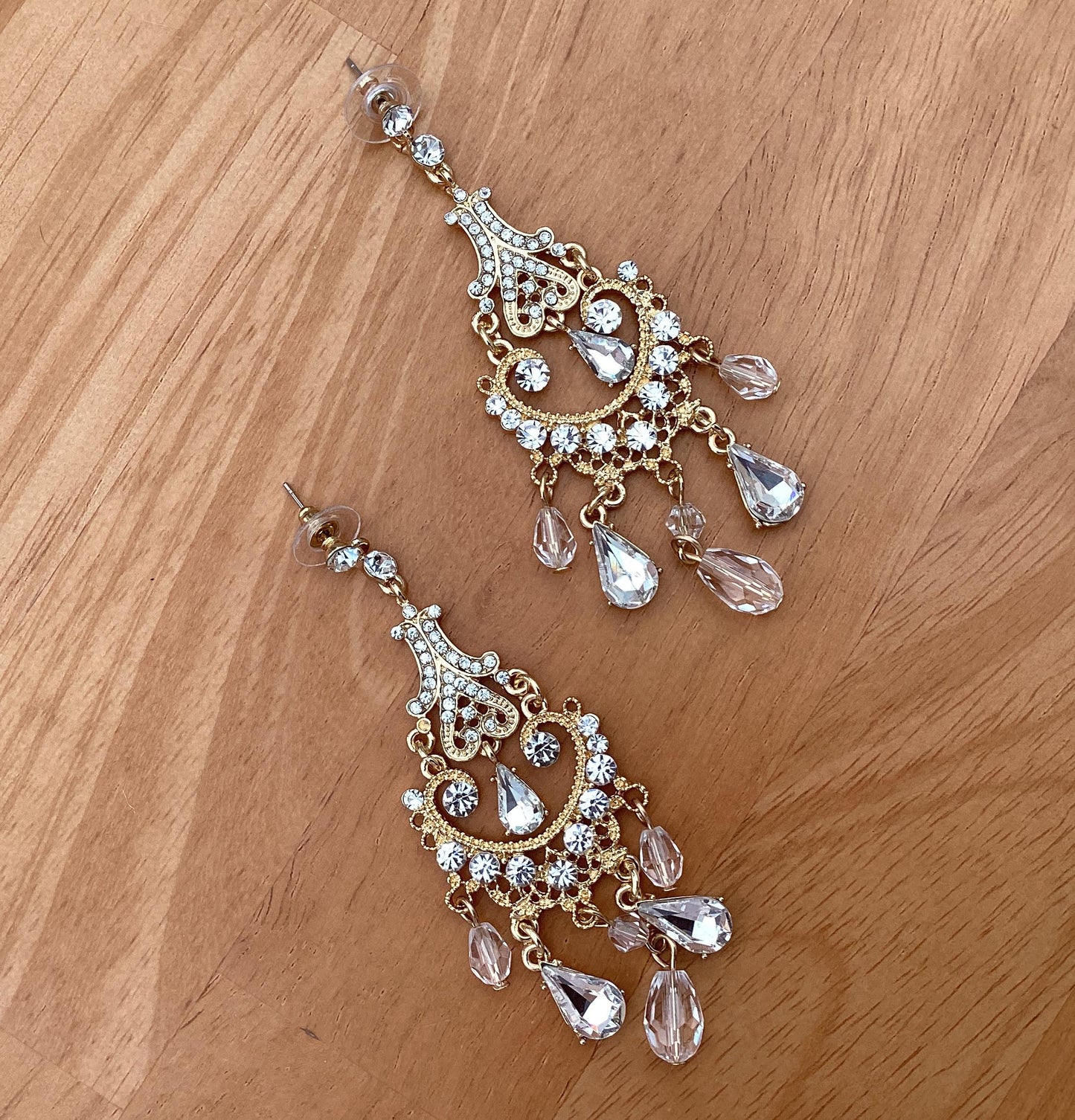 Earrings - Gold Chandelier