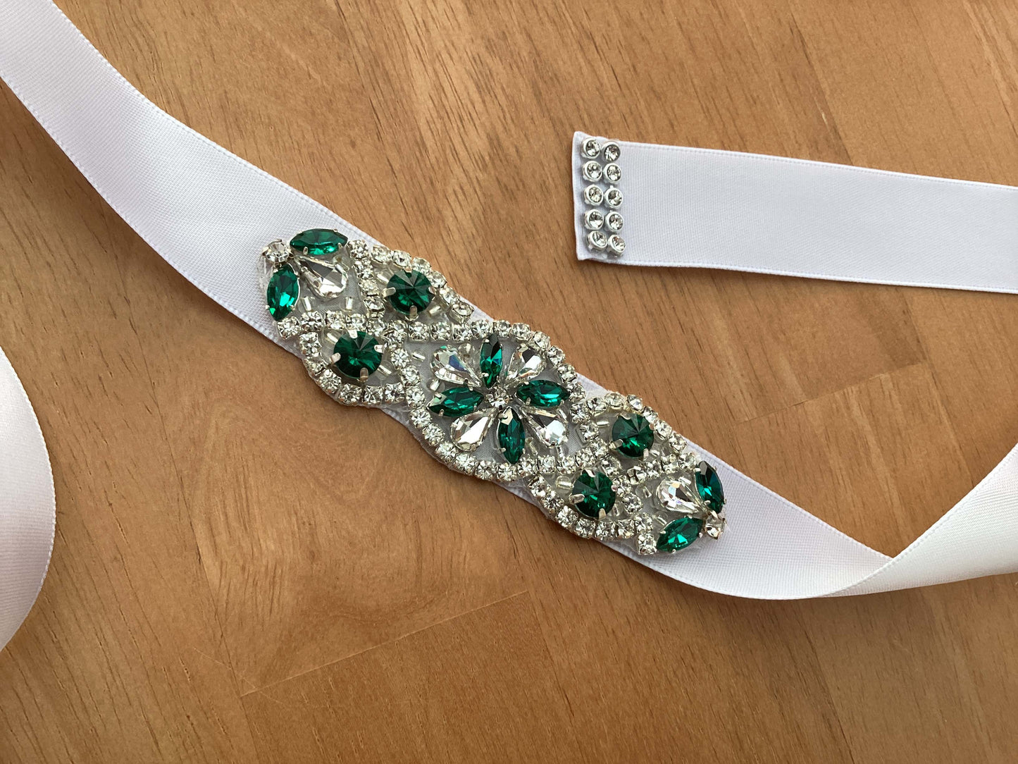 Bridal Sash - Crystal