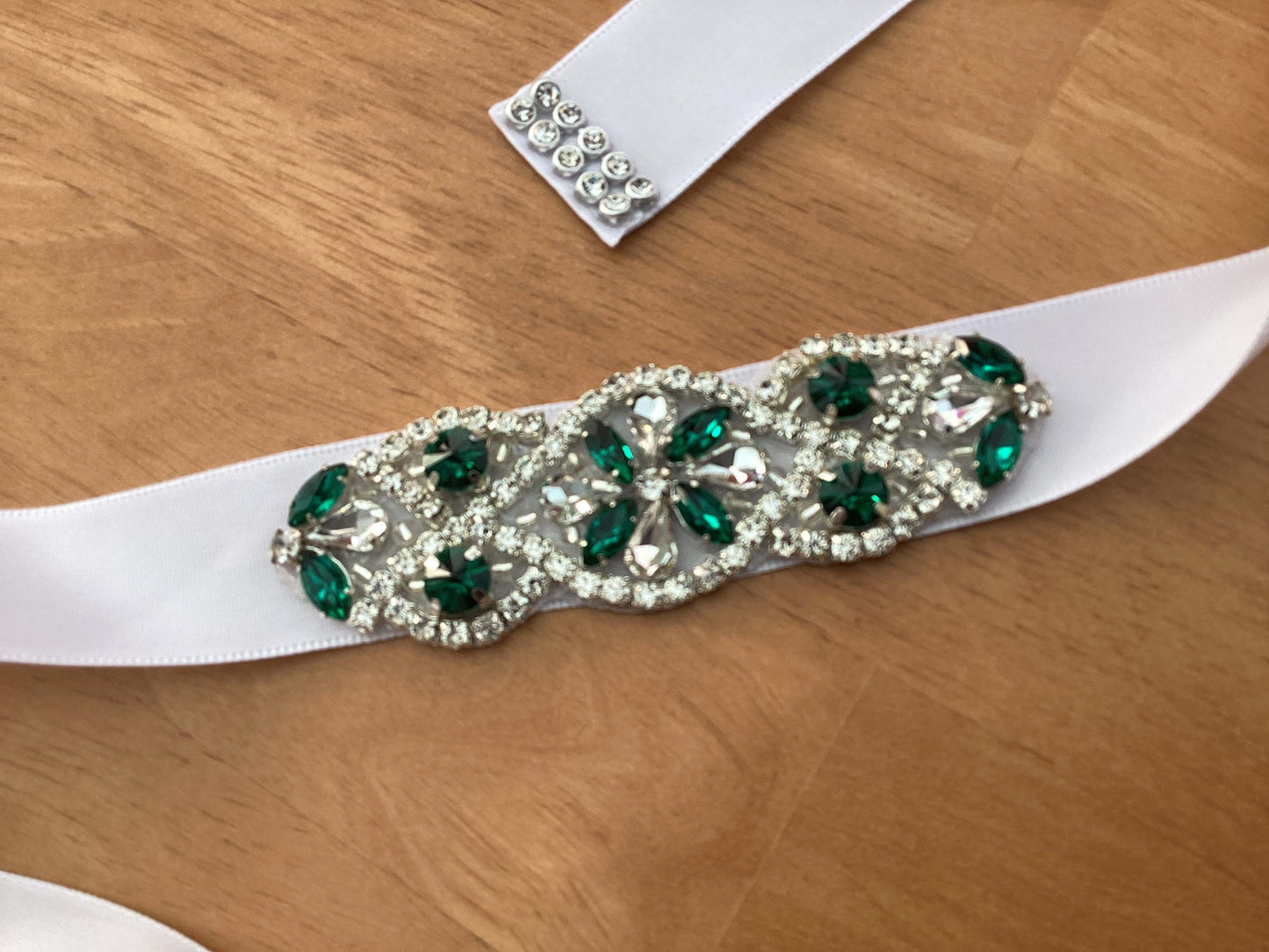 Bridal Sash - Crystal