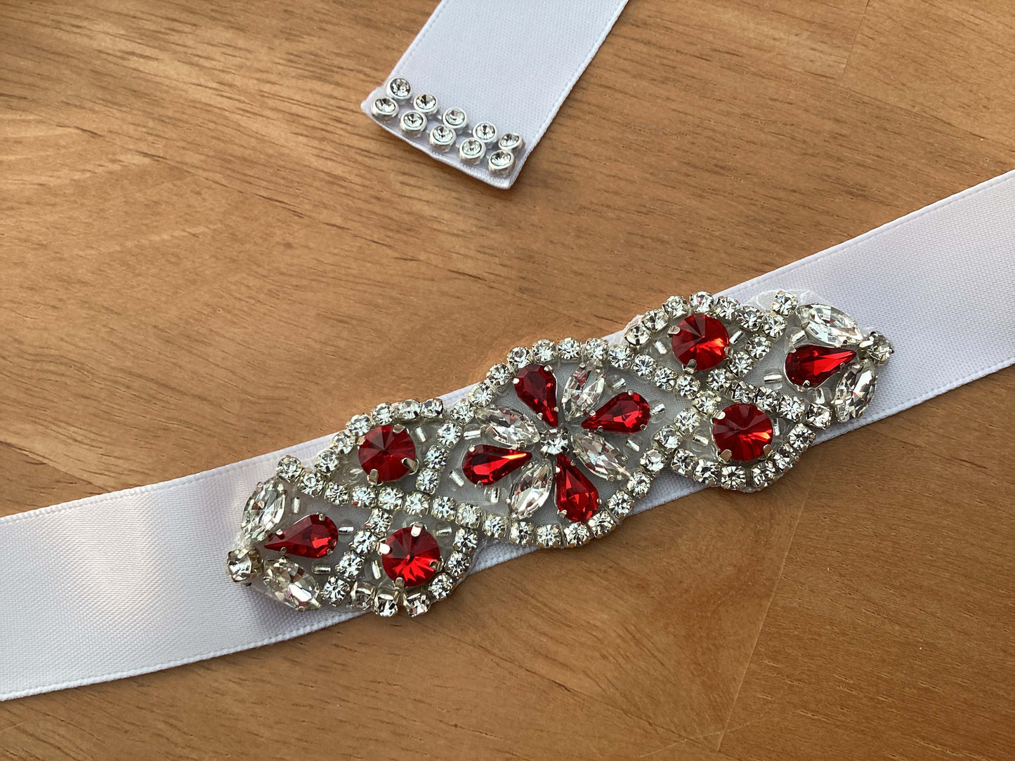 Bridal Sash - Crystal