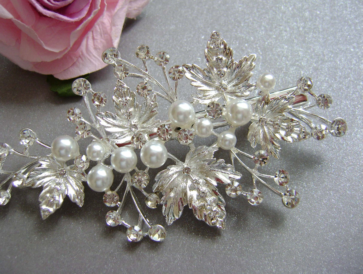 Hair Clip - Silver