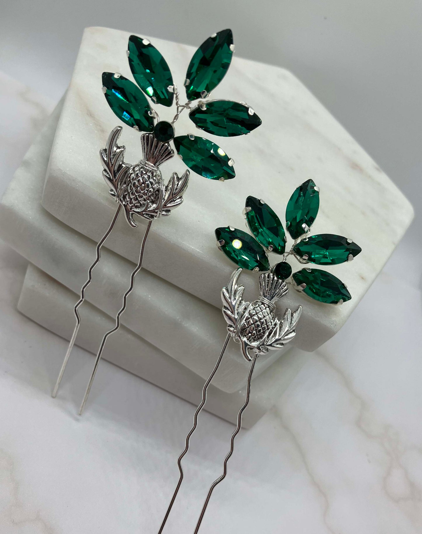 Hair Pins - Scottish Thistle