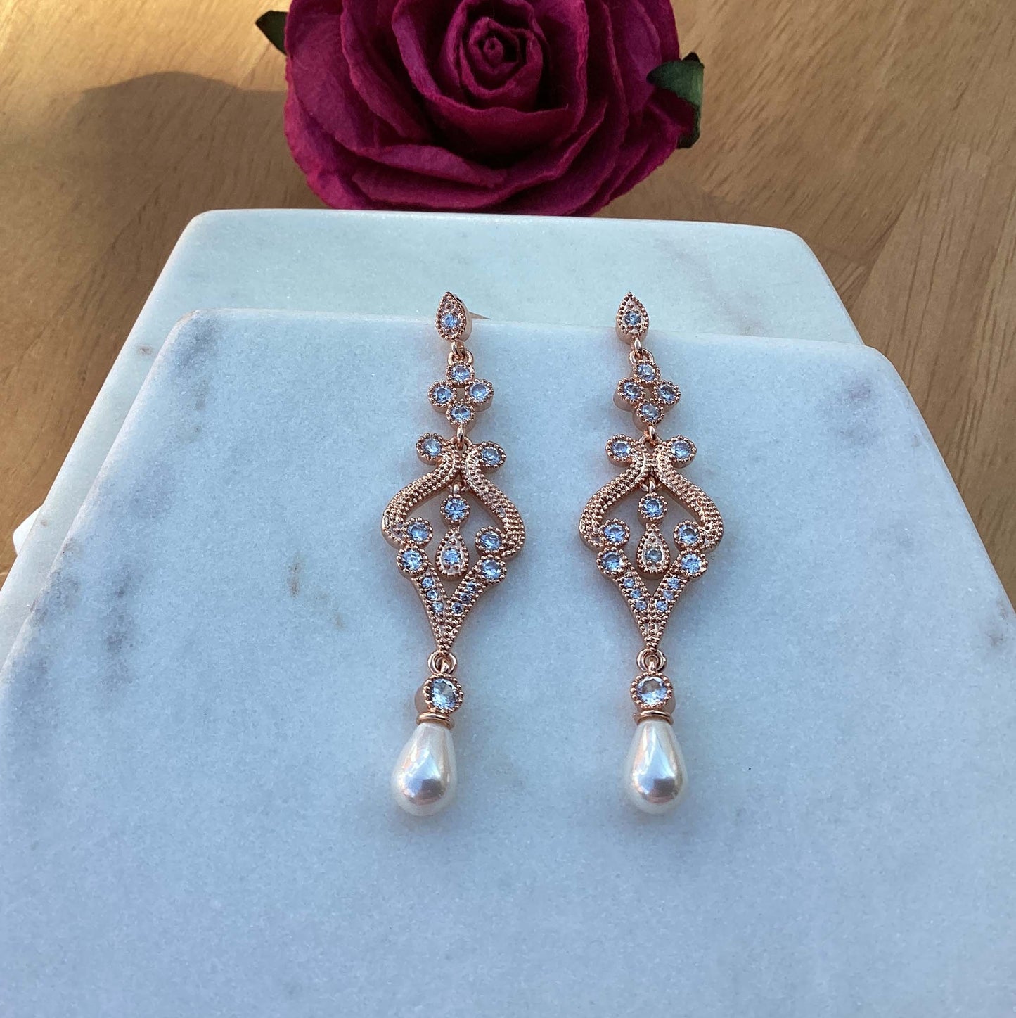 Earrings - Rose Gold