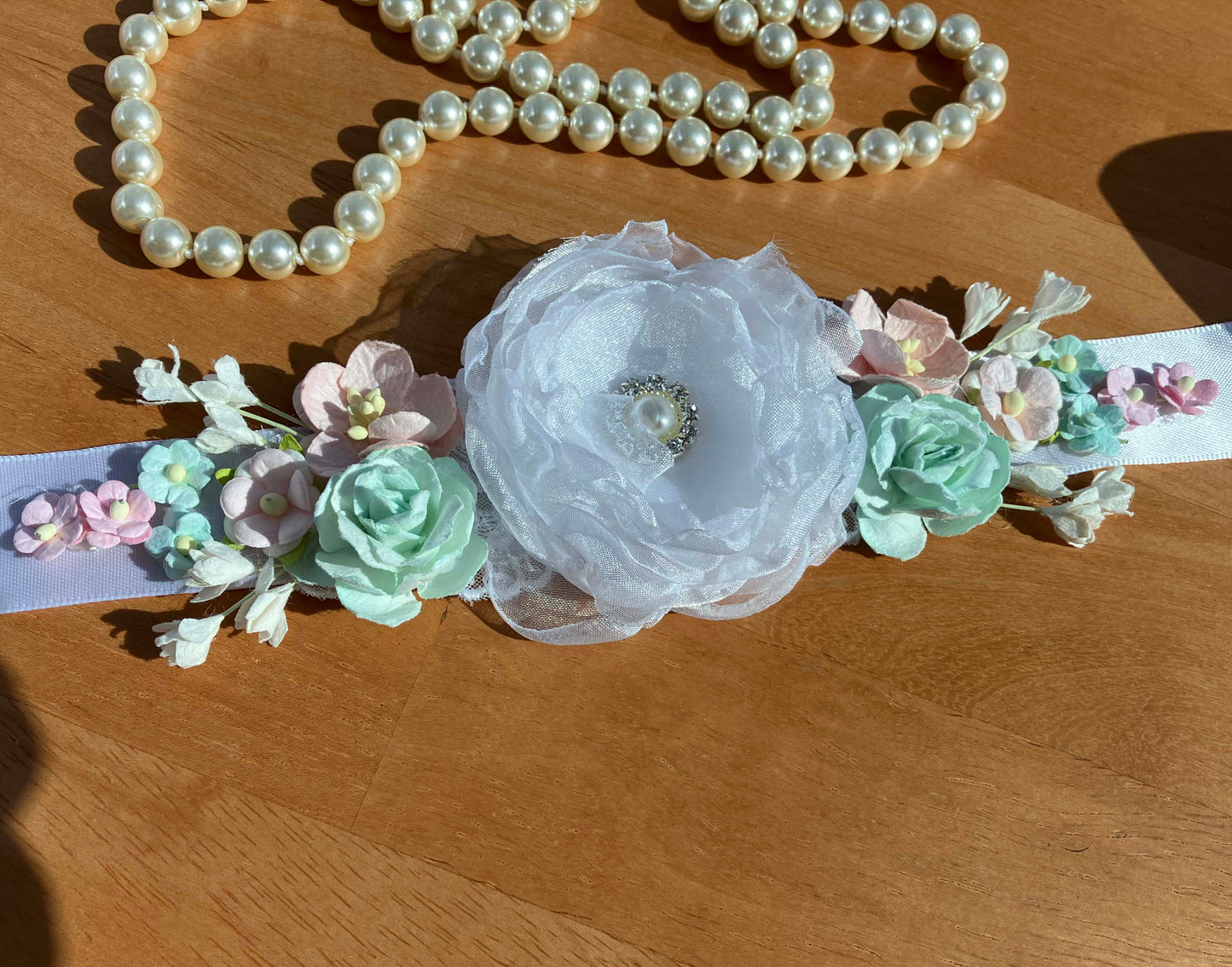 Bridal Sash - Floral