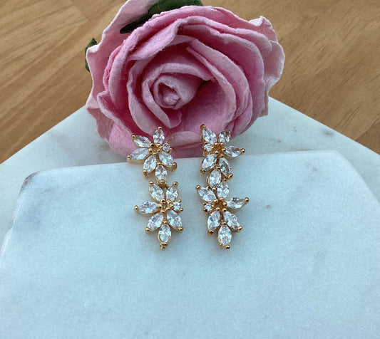 Earrings - Gold Drop
