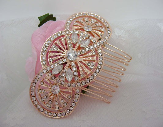 Hair Comb - Rose Gold