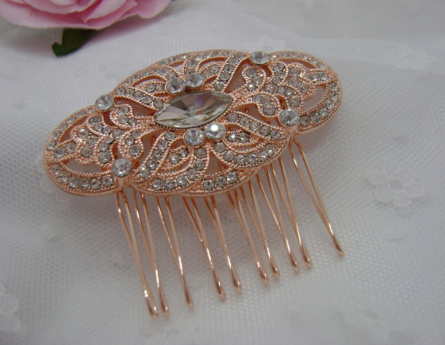 Hair Comb - Rose Gold