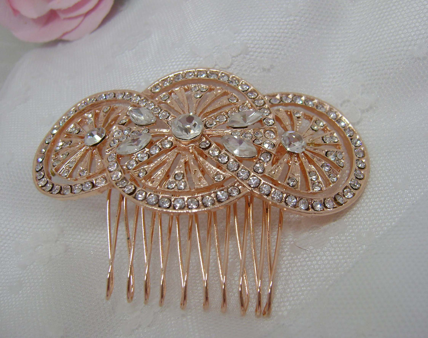 Hair Comb - Rose Gold