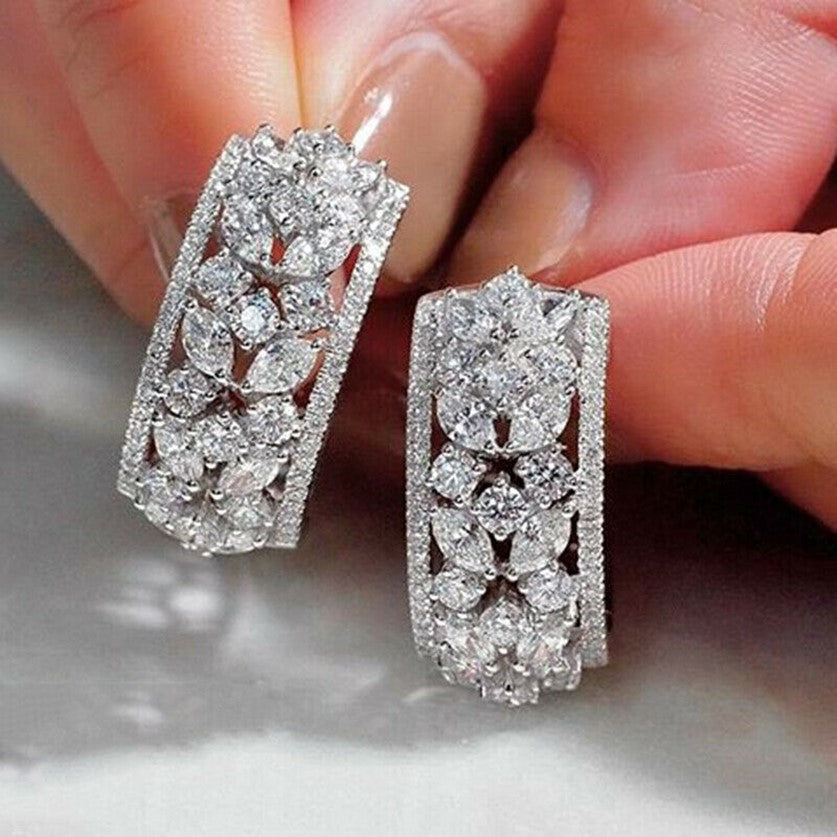 Earrings - Silver Stud CZ