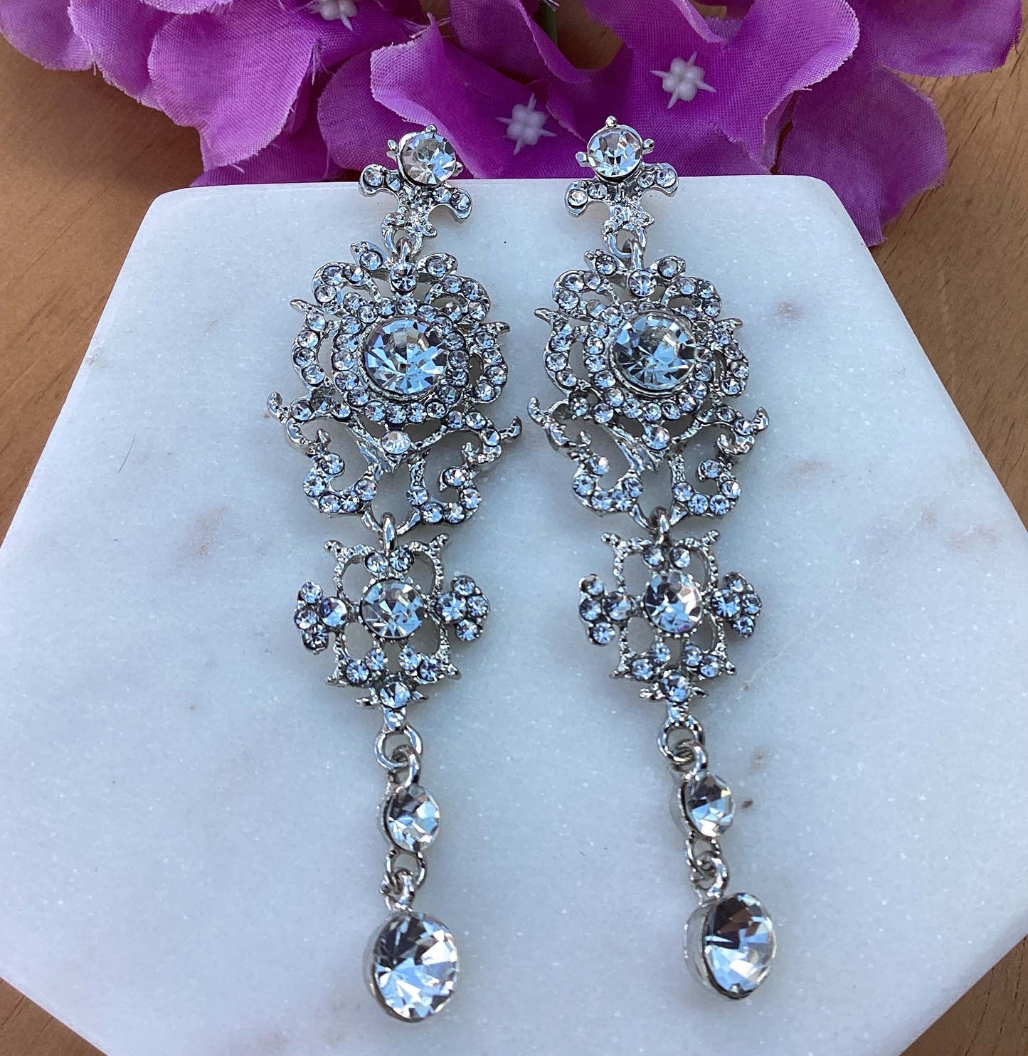 Earrings Silver - Chandelier