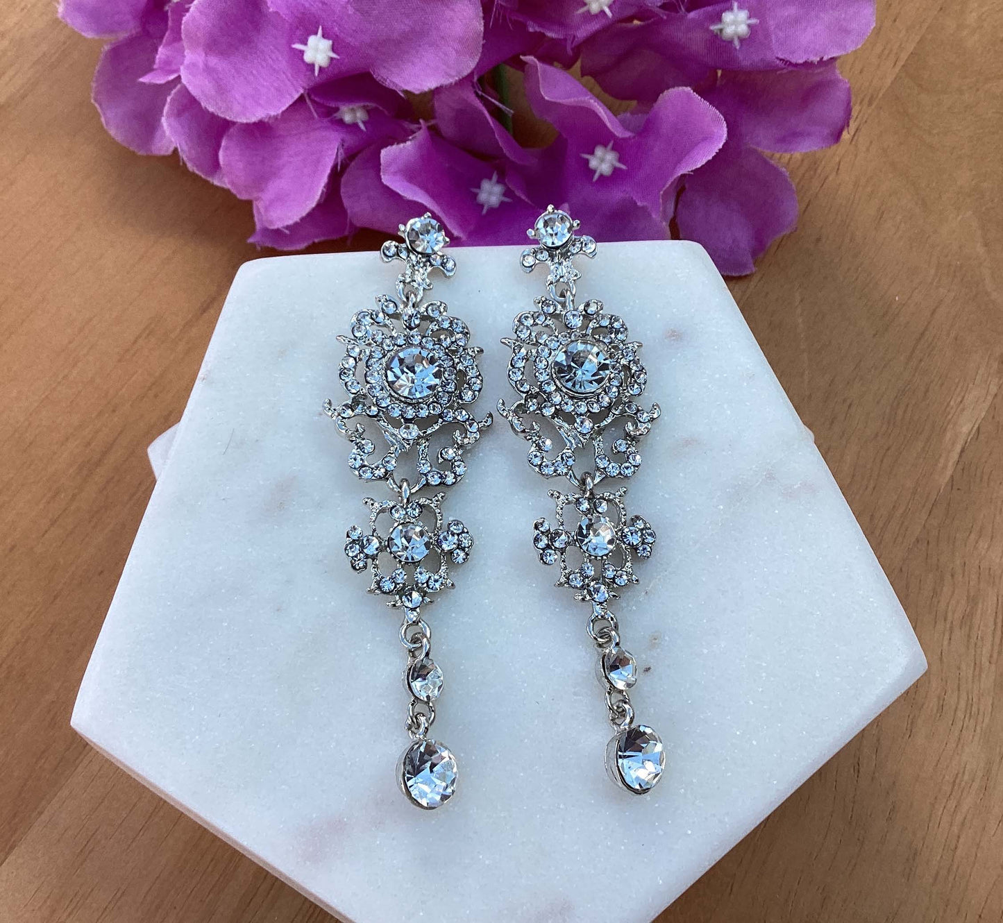 Earrings Silver - Chandelier