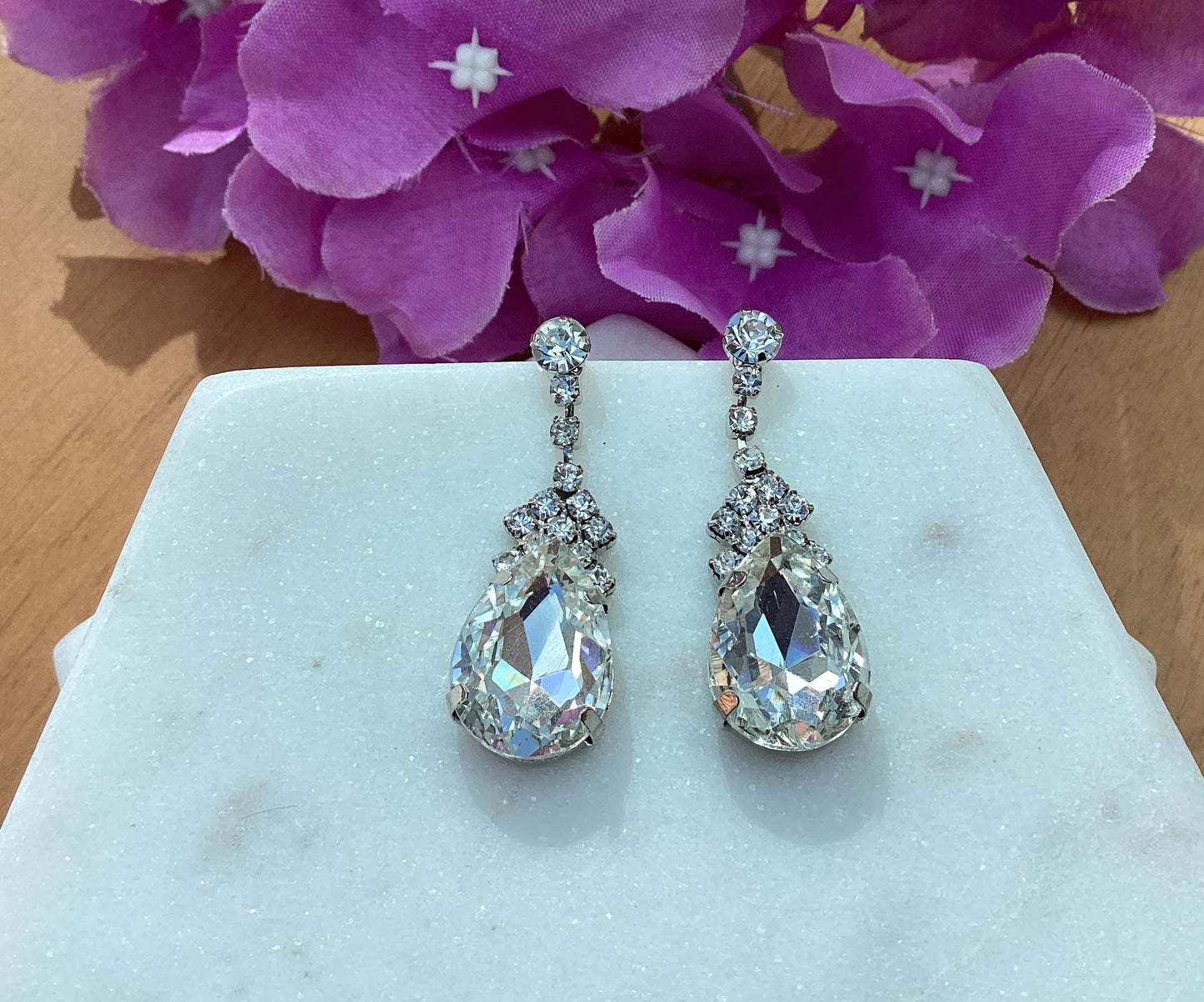 Earrings - Silver Drop