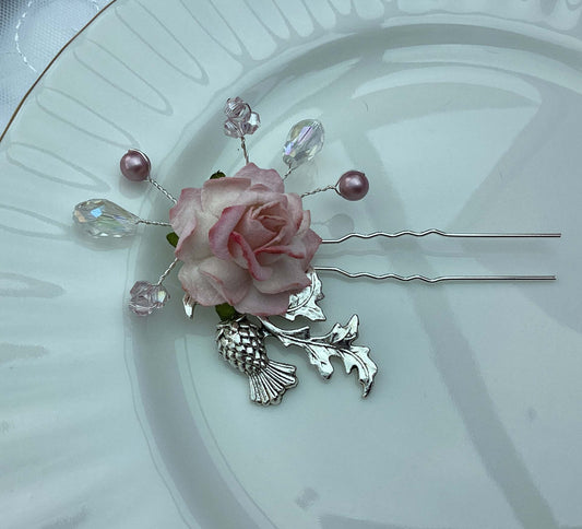 Scottish Thistle Hair Pin