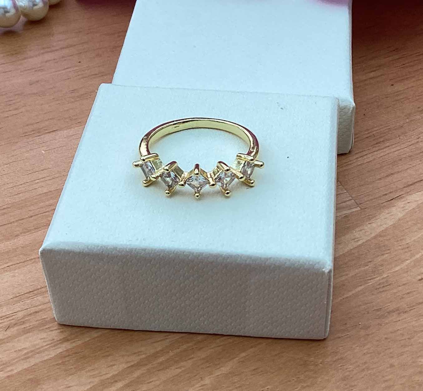 Ring - Gold Cubic Zirconia