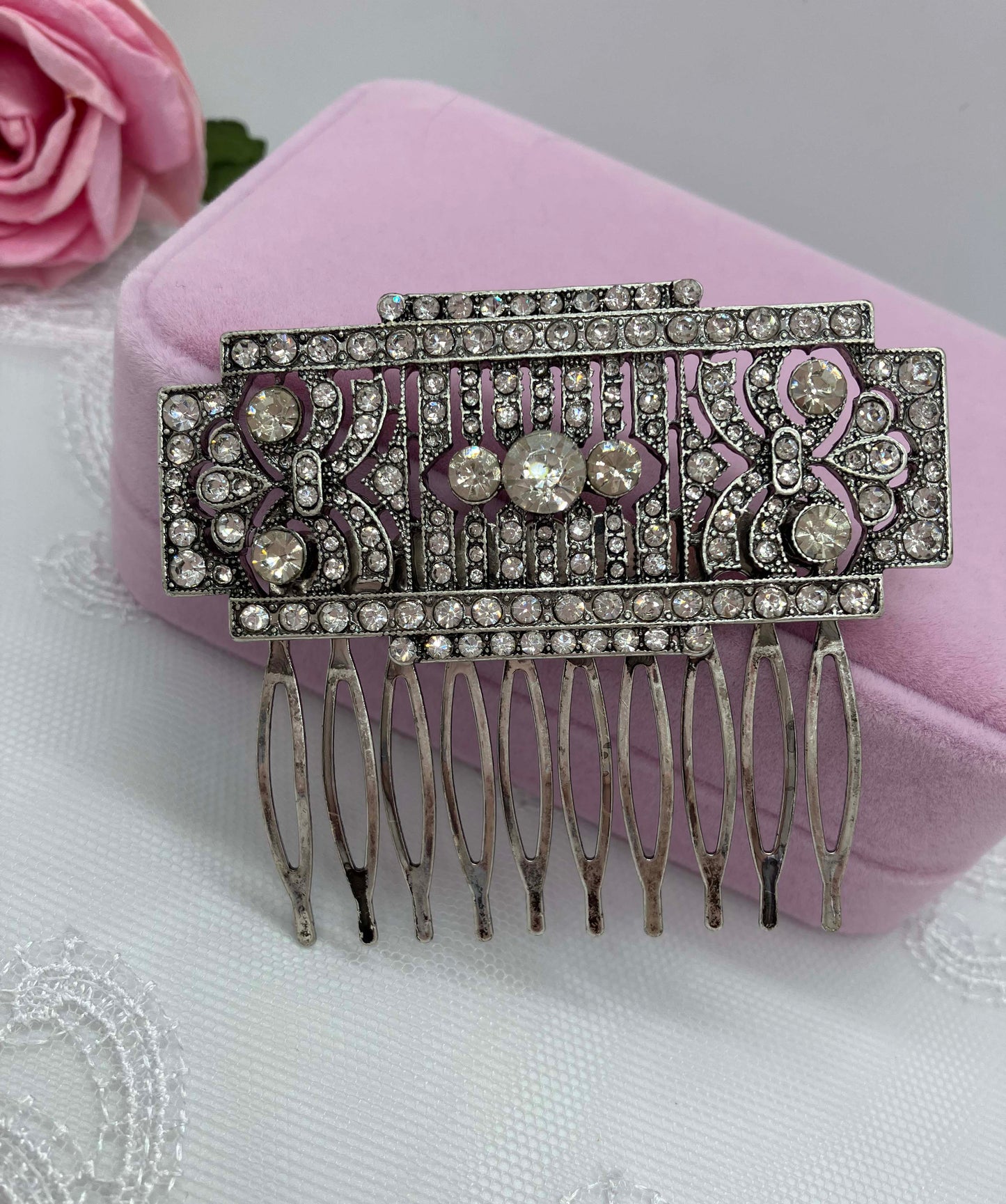 Hair Comb - Art Deco Style