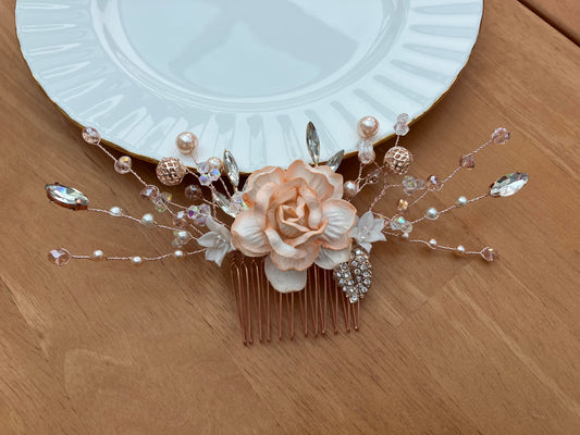 Hair Comb - Rose Gold
