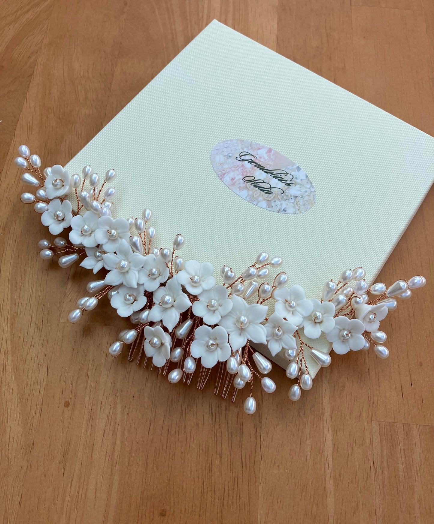 Hair Comb - Rose Gold