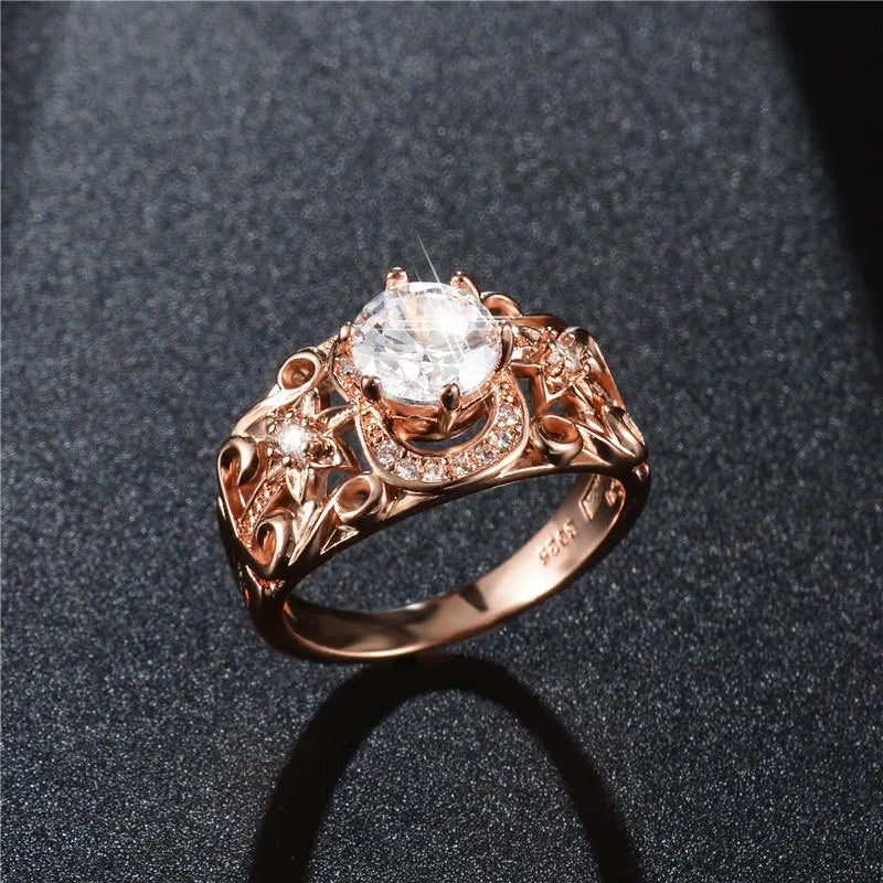 Ring - Rose Gold Solitaire