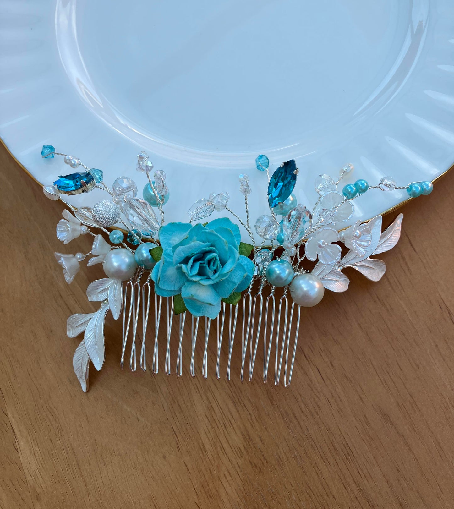 Hair Comb - Aqua