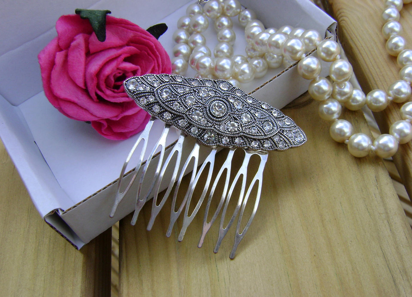 Hair Comb - Art Deco Style