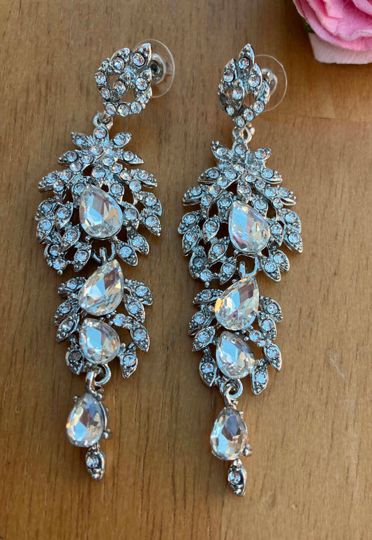Earrings - Silver Chandelier