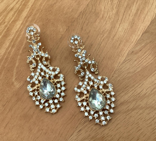 Earrings - Gold Chandelier
