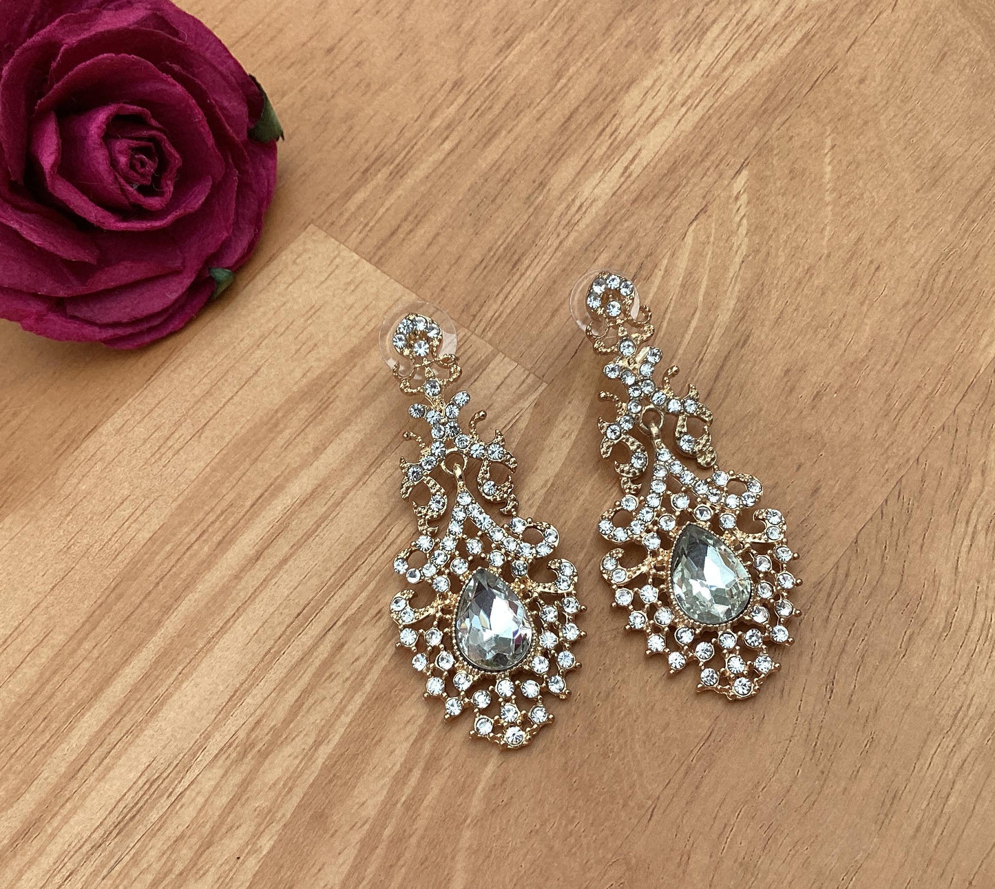 Earrings - Gold Chandelier