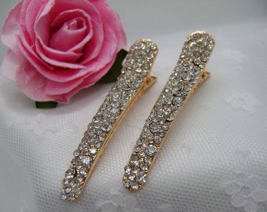Hair Clips - Gold