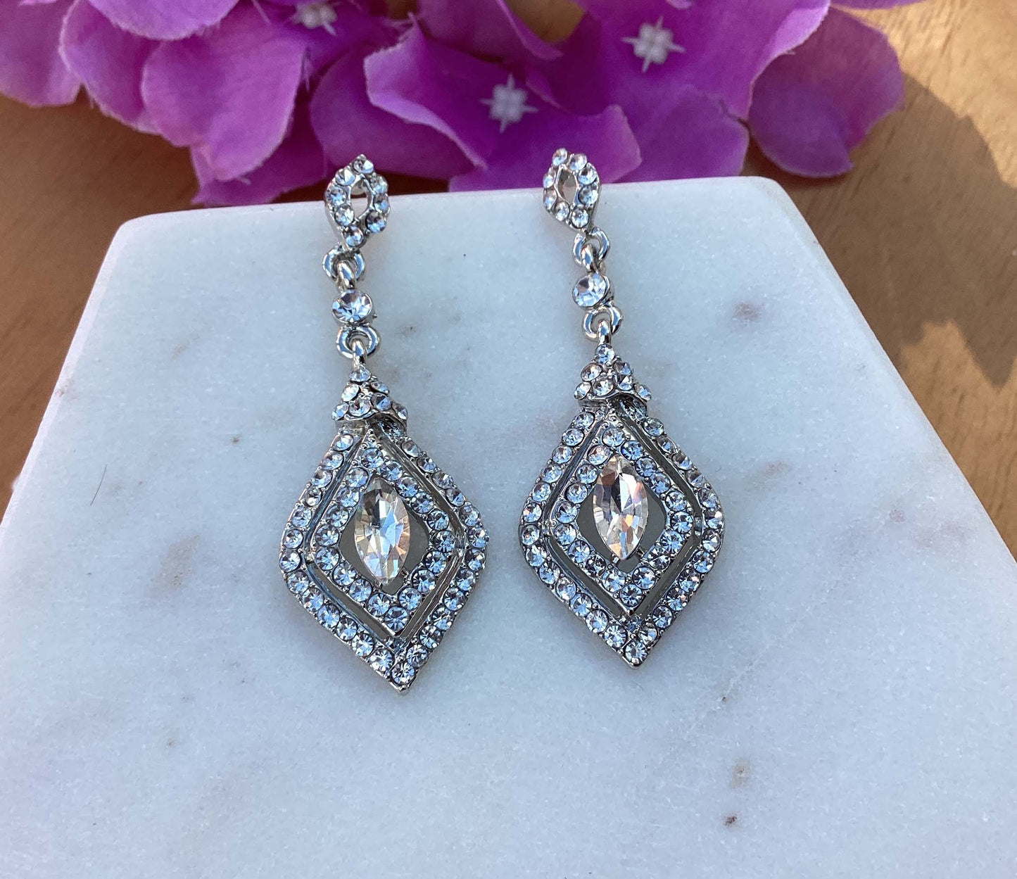 Earrings - Silver Drop