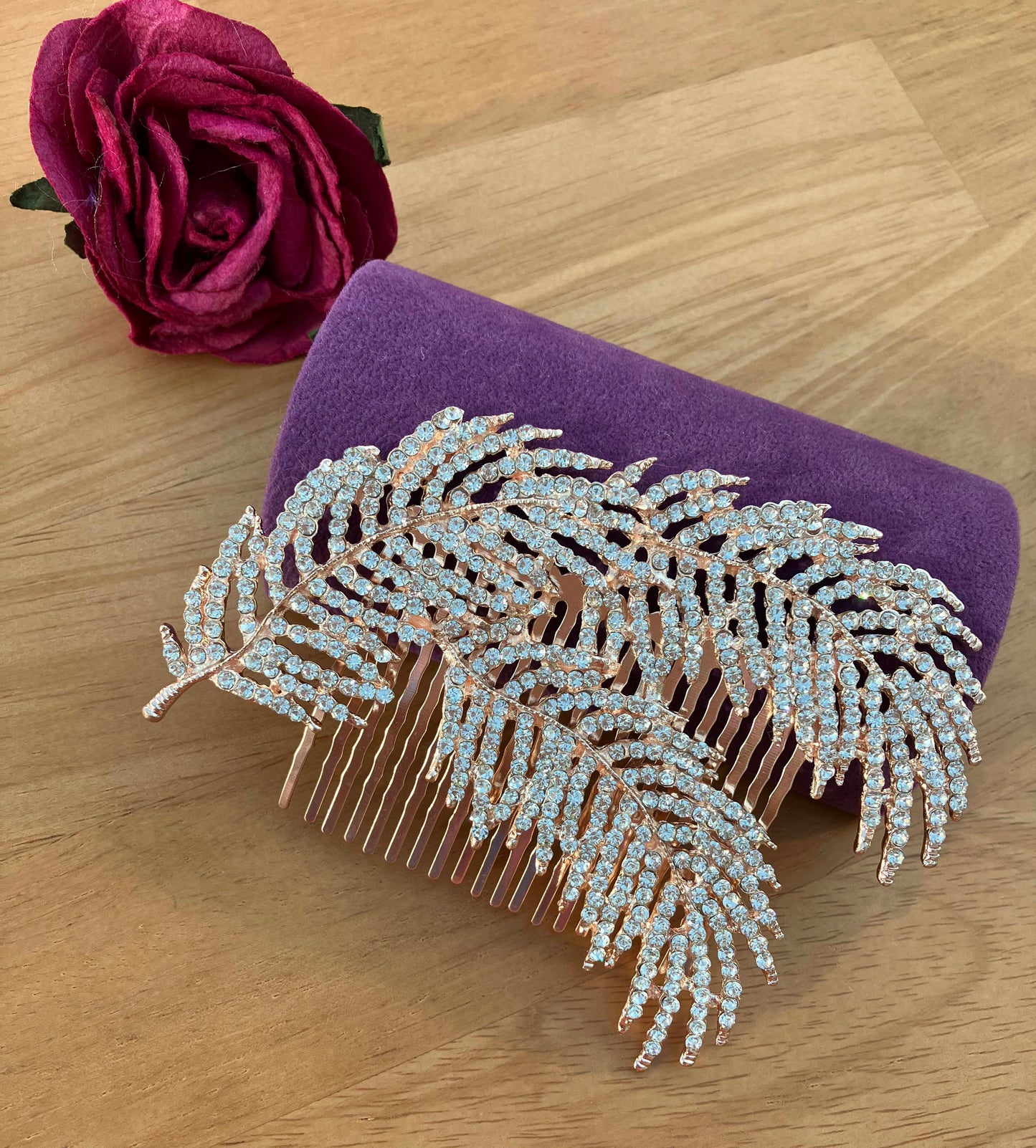 Hair Comb - Rose Gold