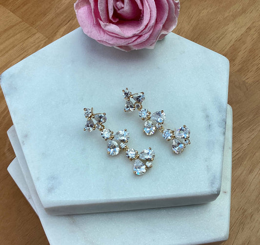 Earrings - Gold Drop