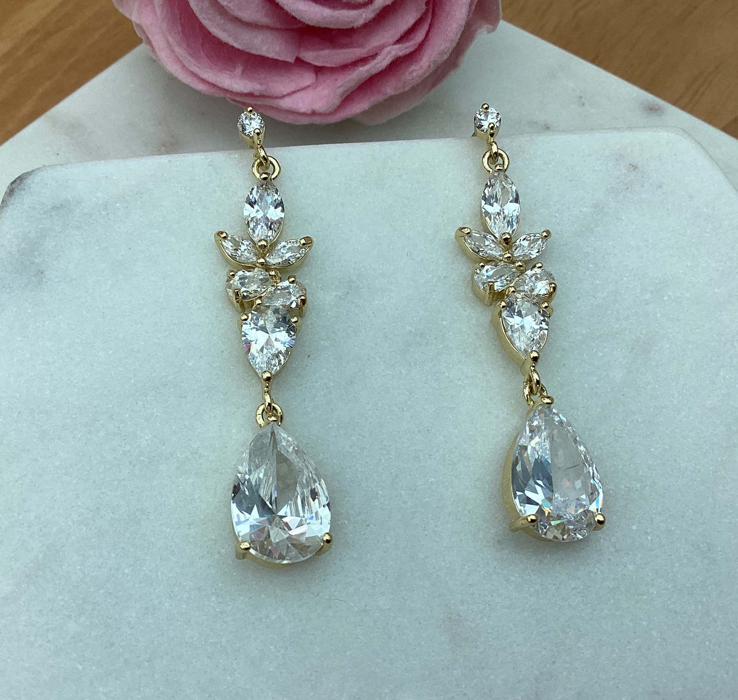 Earrings - Gold Drop