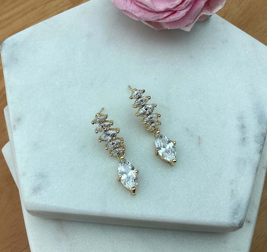 Earrings - Gold Drop