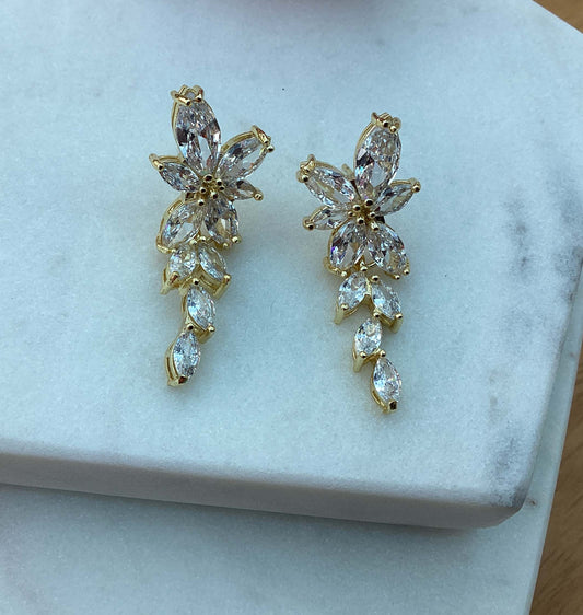 Earrings - Gold Drop