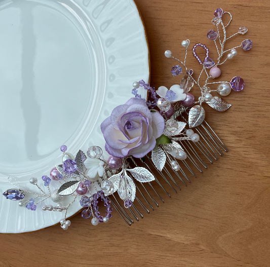 Hair Comb - Lilac