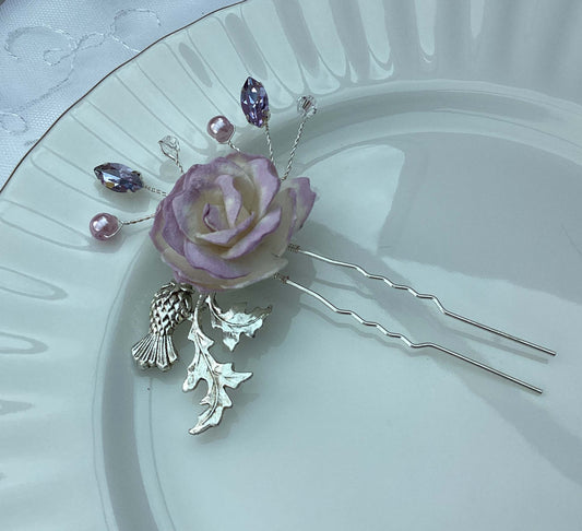 Scottish Thistle Hair Pin