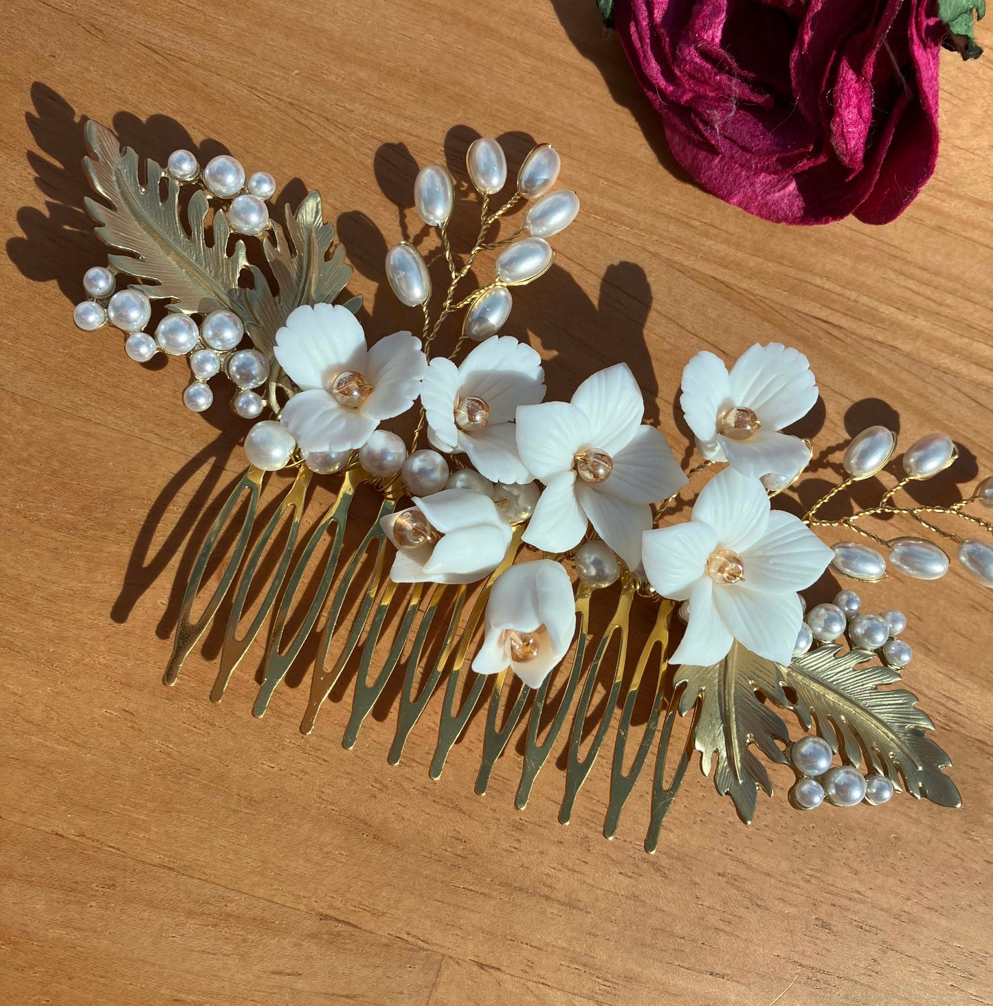 Hair Comb - Gold