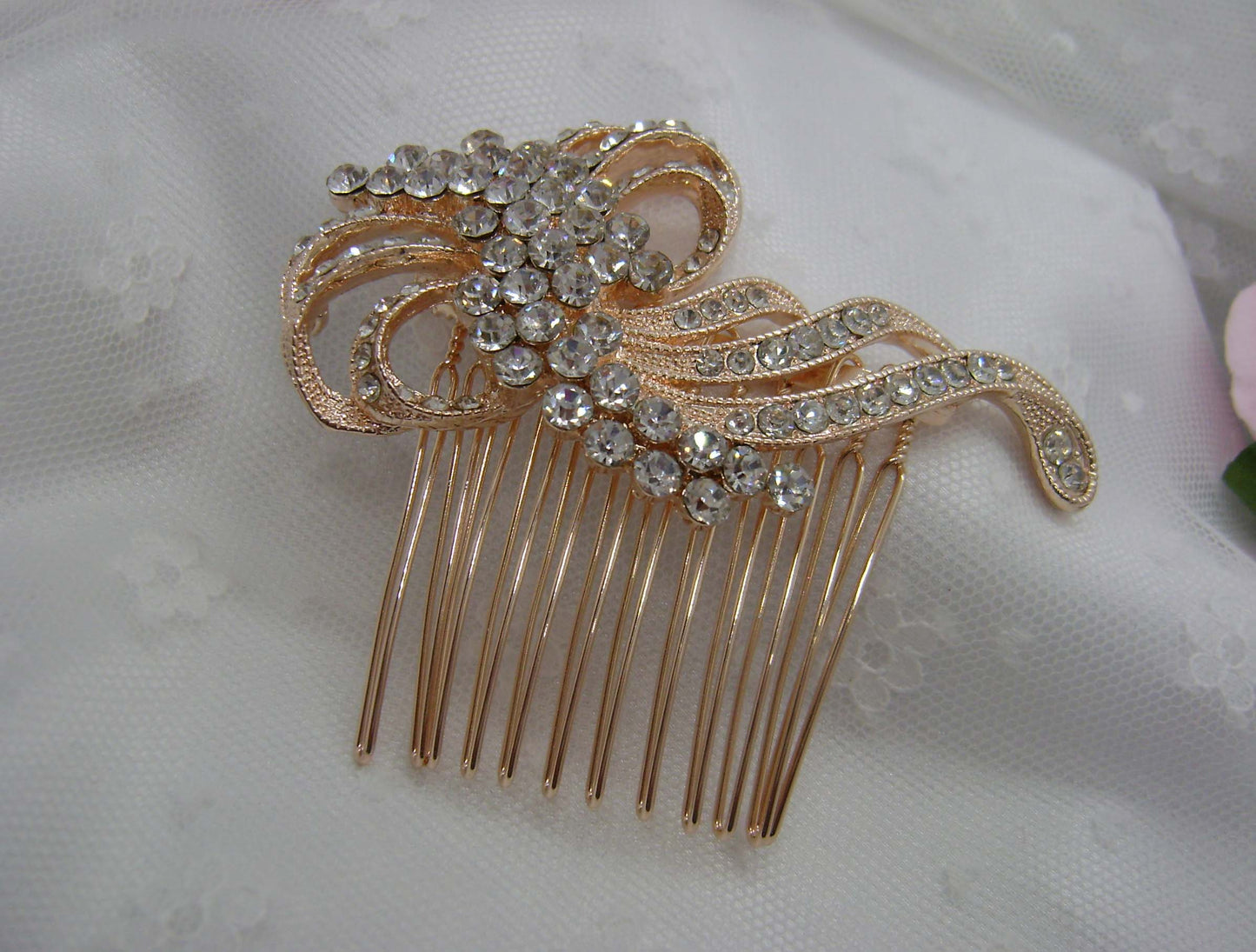 Hair Comb - Rose Gold