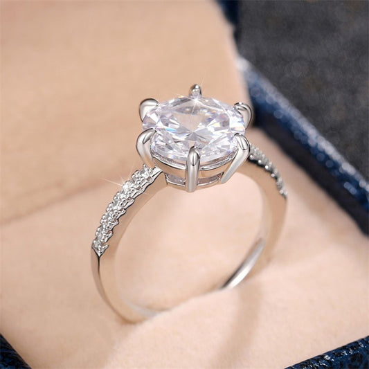 Ring - Silver Solitaire ring